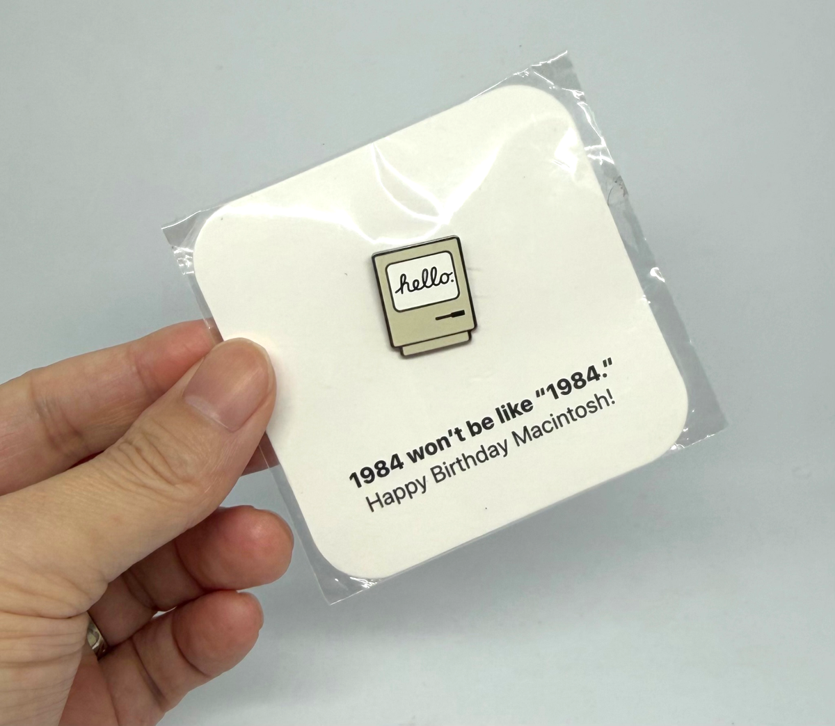 Apple Employee Only Macintosh 1984 Hello Enamel Pin | eBay