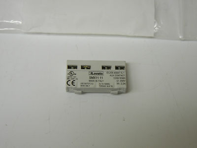 LOVATO 115MX1111 NEW FRONT MOUNT AUXILIARY CONTACT 115MX1111