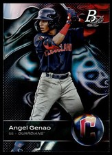 2023 Bowman Platinum #TOP-57 Angel Genao   Rookie Cleveland Guardians