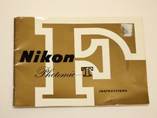 Used NIKON F MANUAL INSTRUCTIONS