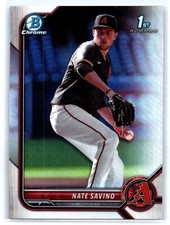 2022 Bowman Chrome 1st Refractor #BDC-163 Nate Savino Arizona Diamondbacks