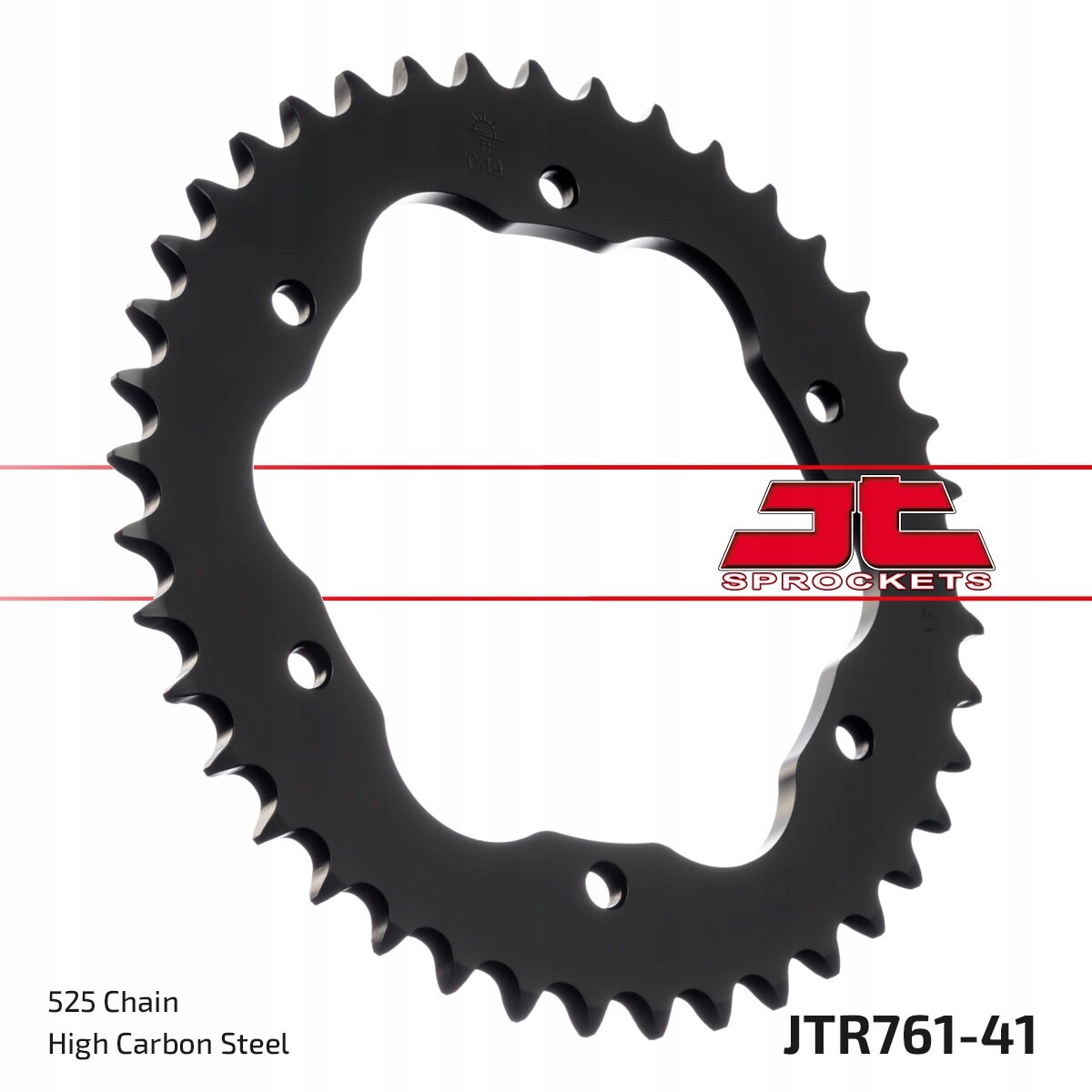 Pignon arrière JT 4522 41 dents pour moto Ducati Monster 1200 en acier carbone