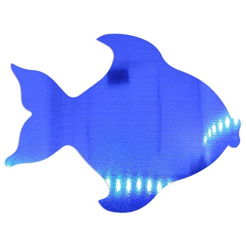 Forma troquelada - PECES: PECES ÁNGEL 2,5" y 5,0" tamaño en 12 colores metálicos #6244 - Imagen 13 de 23