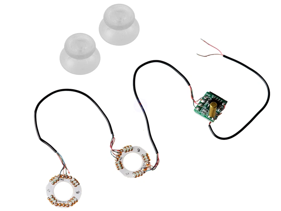 Clear LED lights Analog Thumbstick/Joystick Caps for PS4 and Xbox One Controller - Image 3 of 4
