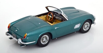 Ferrari 250 GT CALIFORNIA SPYDER Metallic Green Diecast Model Car