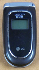 LG 5400 / LG5400 - Gray and Silver  Bell  Very Rare CDMA Flip Phone