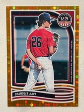 CHANDLER HART 2024 Panini USA Baseball Stars & Stripes ORANGE parallel # 7/75