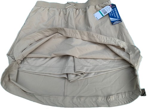Nautica Girls NEW sz 16.5 School Uniform Performance Skort Skirt Khaki NWT $34 - Picture 4 of 14