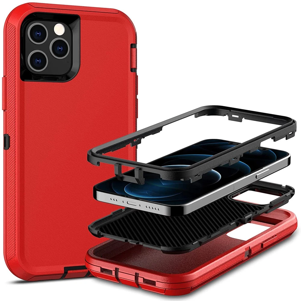 Ultra-Durable Shockproof Phone Case for iPhone 15 Pro Max 14 13 12 11 XR 8 7 Plus