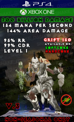 Diablo 3 - Salvataggio Modificato Primal Akkhan V.5 - 259B Danno - PS4/PS5/Xbox One/Switch