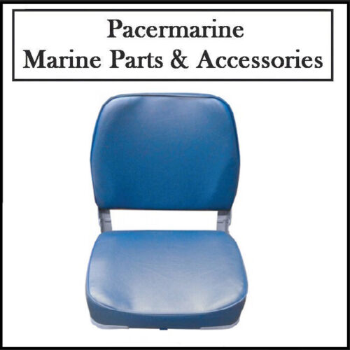 Classic Marine Folding Helm Seat Blue - Picture 1 of 2