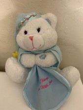 OSO DE PELUCHE DE PELUCHE BLANCO GOFFA PARA DORMIR REZA HABLA AHORA ME ACUESTO A DORMIR