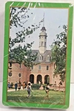 The Colonial Capitol Williamsburg  VA Deck Playing cards Cello Sealed  New