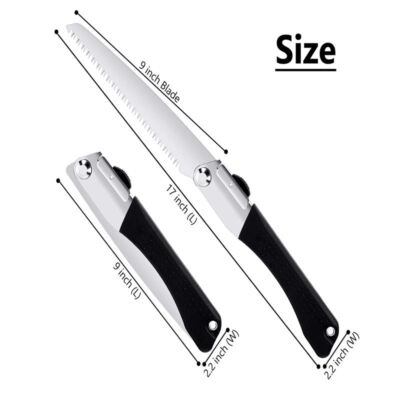 8'' Folding Saw Saw Extra Long Blade Hand Saw for Wood Camping Dry Wood Pruning