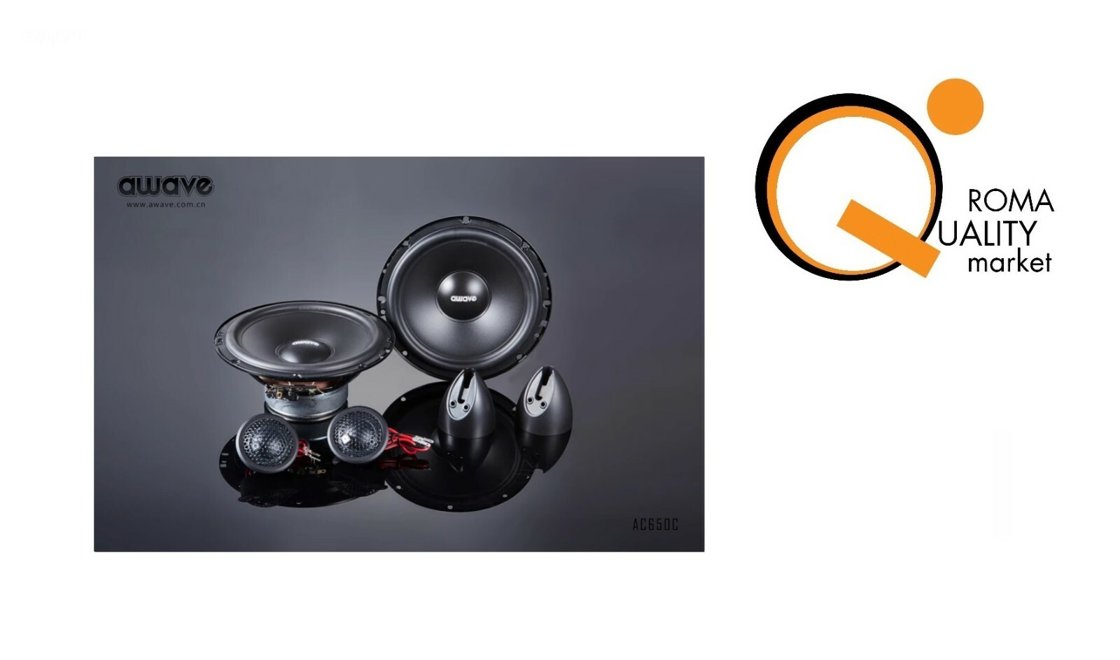 Awave AC650C Kit 2 Vie 16cm: Sistema Altoparlanti Auto per Audiofili