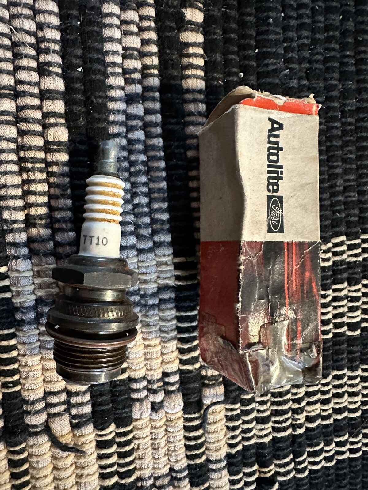 Autolite TT10 Single Spark Plug , New Old Stock