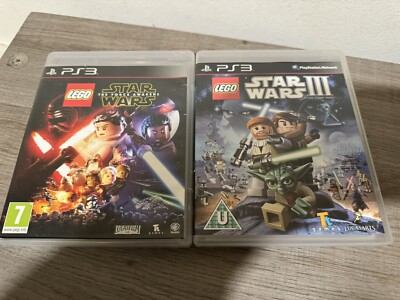 2 Spiele Lego Star Wars 3 III The Clone Wars & Force Awakens Ps3 Playstation 3