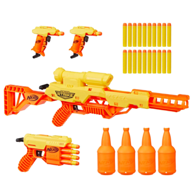 Nerf E8444 Alpha Strike Battalion Set Blaster Blasters New Play