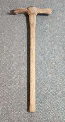 Antique Mattock Axe Adze Tool Railroad Head 4 lbs 3 oz - 13