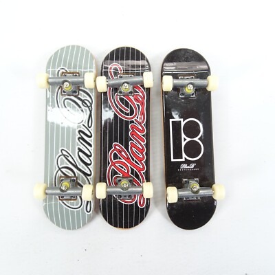 Tech Deck Plan B Red Black Fingerboard Skateboard Lot of 3