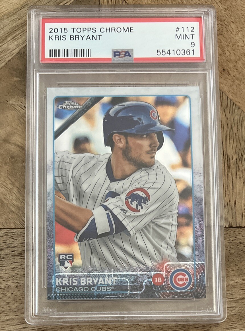 2015 Topps Chrome #112 Kris Bryant Rookie Card (RC) PSA 9 Mint