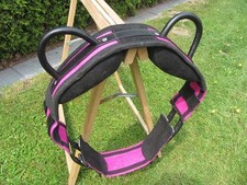 NEU Longiergurt / Voltigiergurt  , Gr. Minishetty  Umfang  1,10-1,25 m  pink