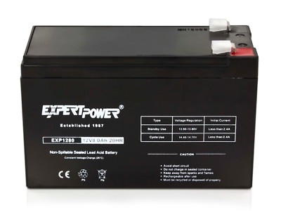 Expert Power 12 Volt 8 Amp VRLA AGM Sealed Lead Acid Rechargeable Battery