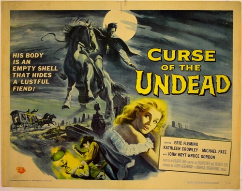 Curse of the Undead    Half Sheet   1959    FINE   22 x 28    See photo    - 第 1/1 張圖片