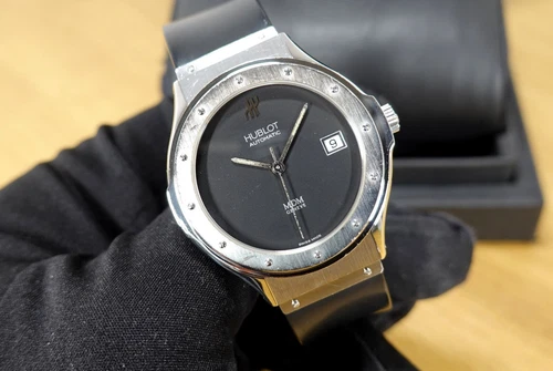 HUBLOT 39 mm Classic MDM 1880.1 JUMBO Automatic Faltschließe Herrenuhr Damenuhr