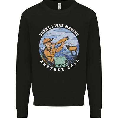 Lustiges Herren Sweatshirt Pullover Jagd Making Another Call Hunter