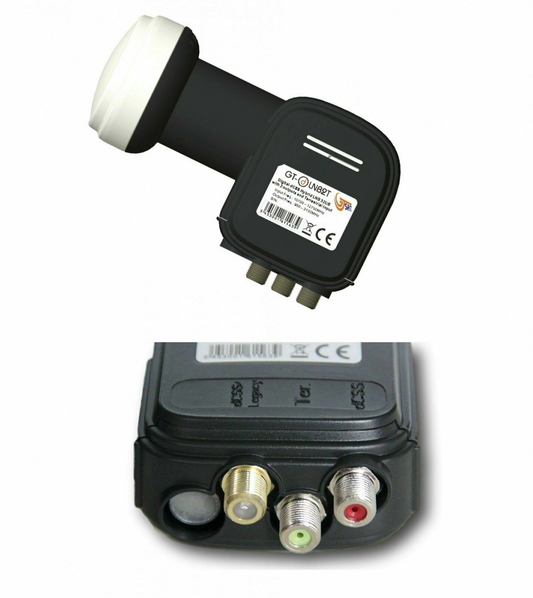 LNB Digitale GT-dLNB2T Ibrido - Doppia Uscita Per Satellite Con Opzione Legacy E Universale - Foto 12