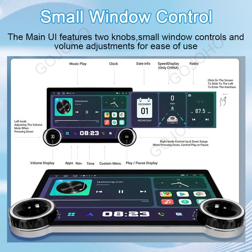 10.1" 64GB For 2009-12 Nissan Frontier Xterra Android 13 Car Radio Touch Screen - Picture 12 of 23