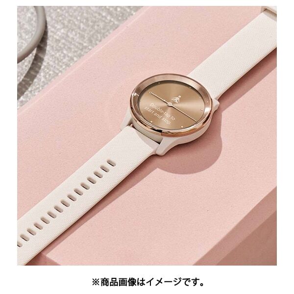 GARMIN vivomove Trend Ivory/Peach Gold Hybrid Smartwatch 010 GARMIN vivomove Trend Ivory/Peach Gold Hybrid Smartwatch 010