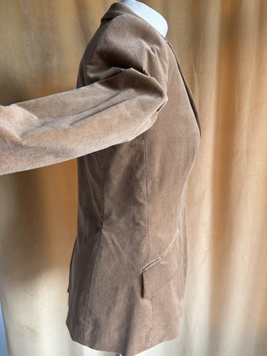 Ralph Lauren 2-Button Corduroy Blazer Jacket Beige Camel size 8 New with tags - Picture 7 of 14