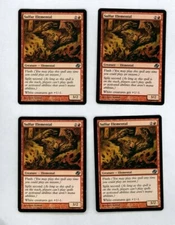 Sulfur Elemental x4 Planar Chaos Playset MTG Magic the Gathering Ships Free