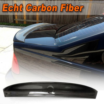 For BMW M3 E46 Coupe 1999-06 Carbon Fiber Rear Spoiler Trunk Spoiler Lip Turning