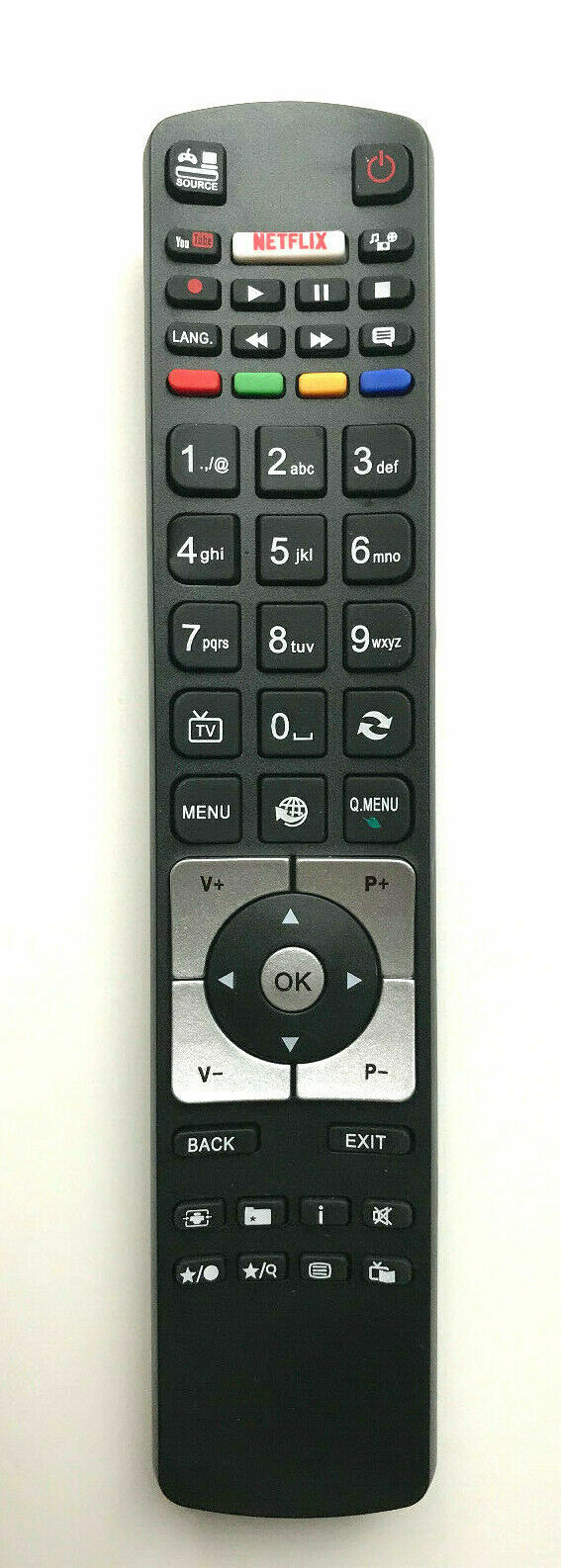 NEW TV Remote Control RC5118 For BUSH Smart TV DLED48265FHDCNTD
