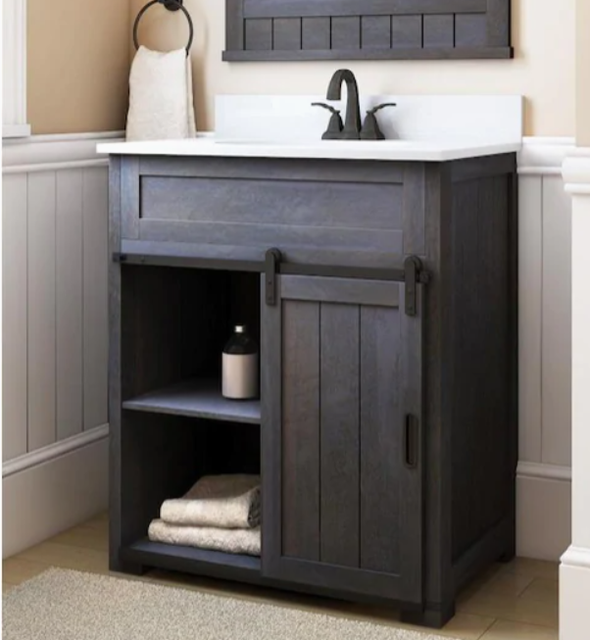 Xylem Vmanor30bn Manor 30 Vanity In Distressed Maple Vmanor30bn For Sale Online Ebay