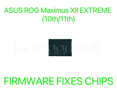 ASUS ROG Maximus XII EXTREME, ADMIN NO PASSWORD FIRMWARE FIXES CHIP BIOS CHIP