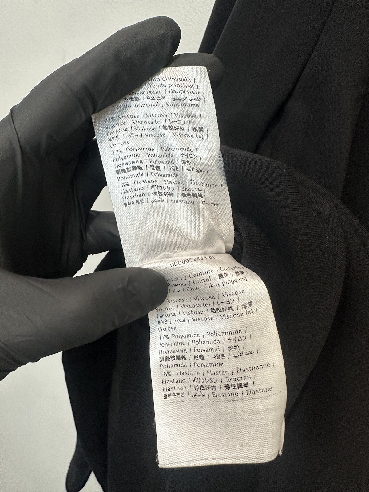 Valentino Black Cocktail Dress Sz 44 - image 7