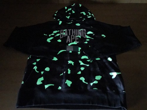 glow in the dark bape hoodie