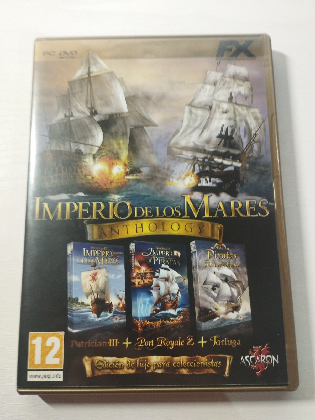 Empire of the Seas Anthology Patrician Pirates Game PC DVD-ROM Edic Spain Am
