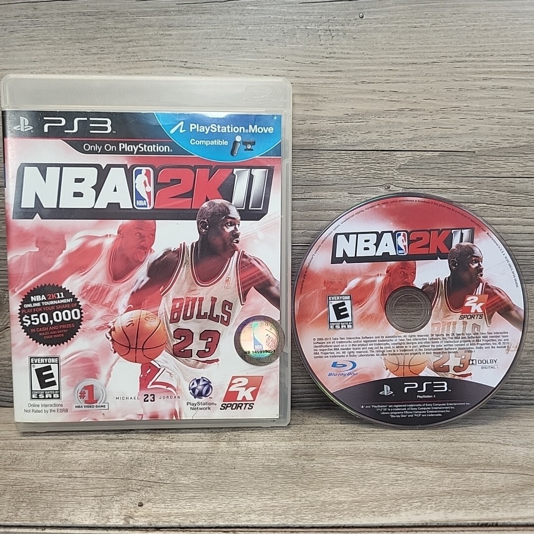 NBA 2K11 Michael Jordan PS3 PlayStation NO Manual Tested