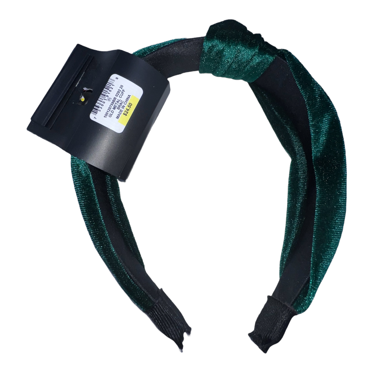INC International Concepts Green Fabric Knotted Headband New 