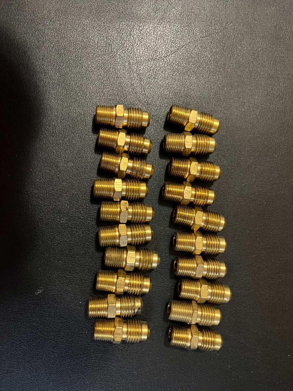 Brass 45° Flare Fittings - 48f-4-2 ------  20 Pieces