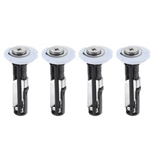 4Pcs Universal Toilet Seat Bolts Kit Stainless Steel Hinge Screws