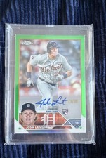 2023 Topps Chrome - Rookie Autographs Josh Lester #RA-JL Green Refractor /99  