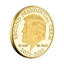 🦅 2025 - 2029 🇺🇸 Donald Trump Challenge Commemorative Coin 🪙 45/47 2nd Term!