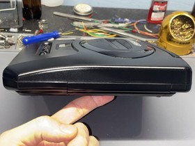 Ultimate Sega Genesis 3BP Triple Bypass RGB Model 2 Console Recapped LED