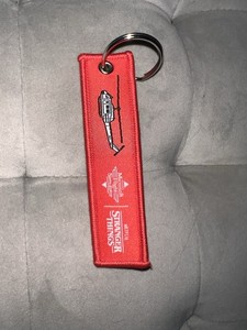 Netflix Stranger Things x Microsoft Flight Simulator Promo Keychain Rare Red Tag